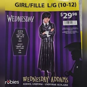 Rubie's Wednesday Addams School Uniform Costume - Black and White